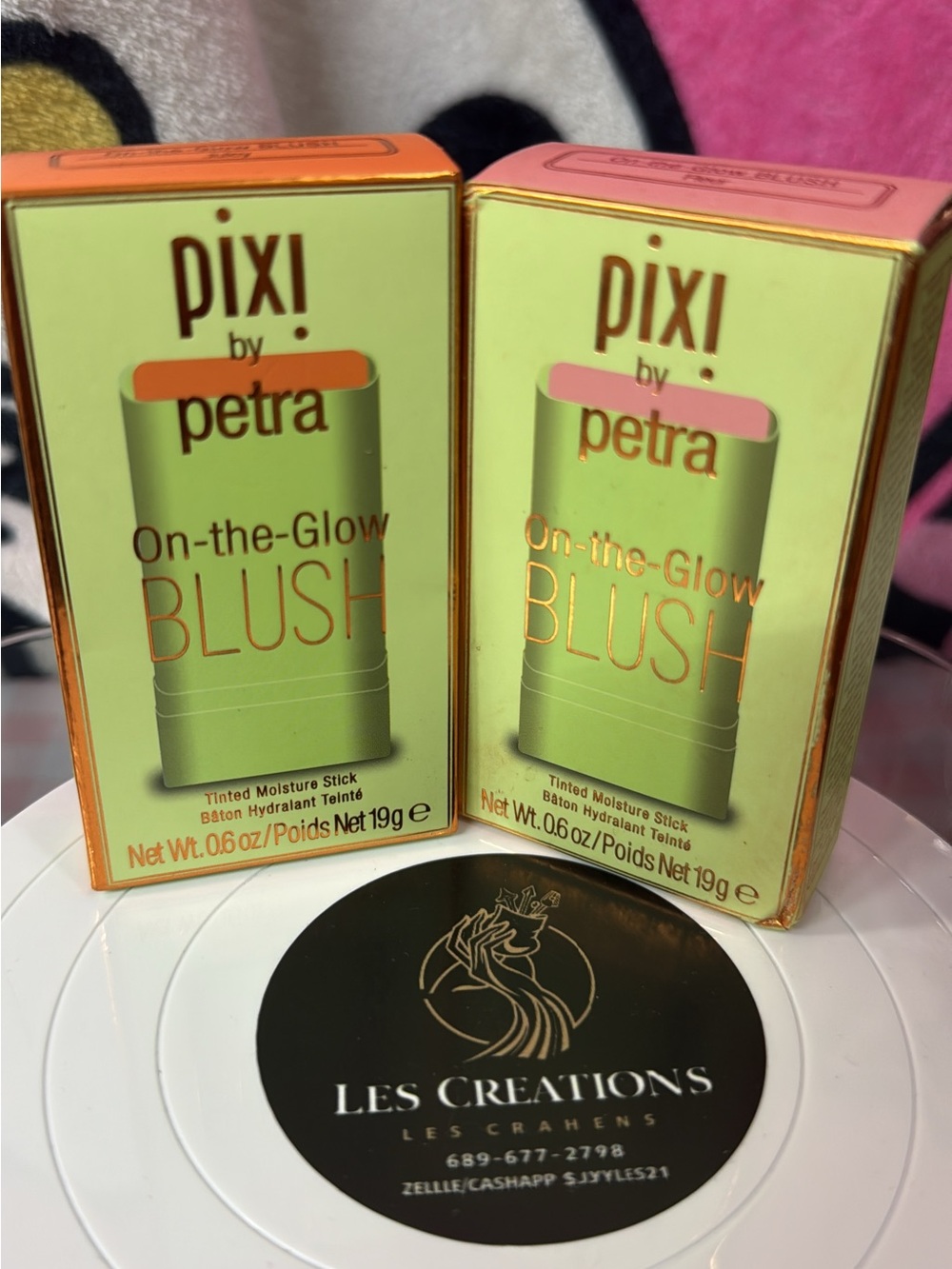 Pixi On-the-Glow Blush Stick — Peach & Pink Duo